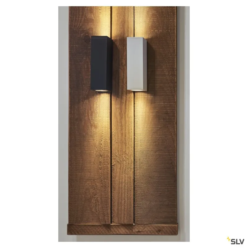 THEO UP/DOWN, applique intérieure, anthracite, GU10/QPAR51, 2x 50W max