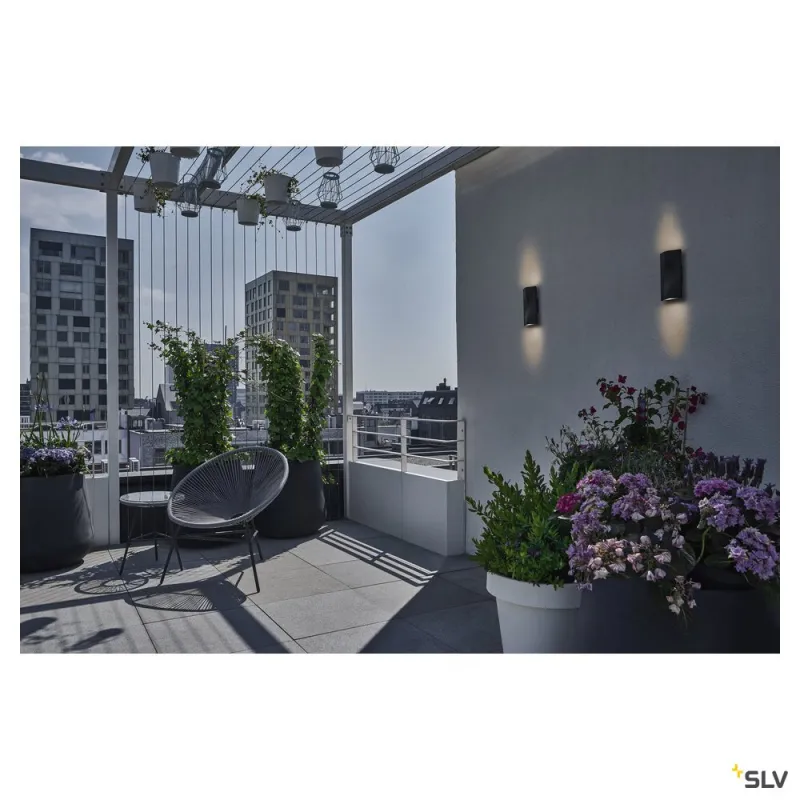 VILUA, applique extérieure, up/down, anthracite, LED, 16W, 3000K, IP54