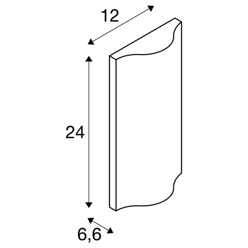 VILUA, applique extérieure, up/down, anthracite, LED, 16W, 3000K, IP54
