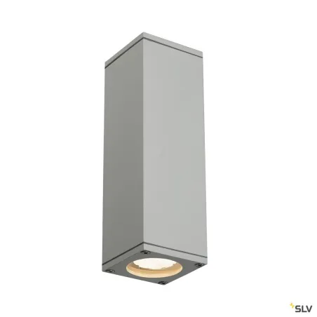 THEO UP/DOWN, applique extérieure, gris, GU10/QPAR51, 2x 35W max, IP44