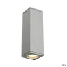 THEO UP/DOWN, applique extérieure, gris, GU10/QPAR51, 2x 35W max, IP44