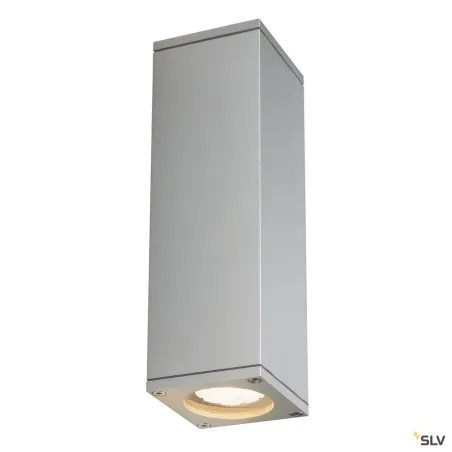 THEO UP/DOWN, applique extérieure, gris, GU10/QPAR51, 2x 35W max, IP44
