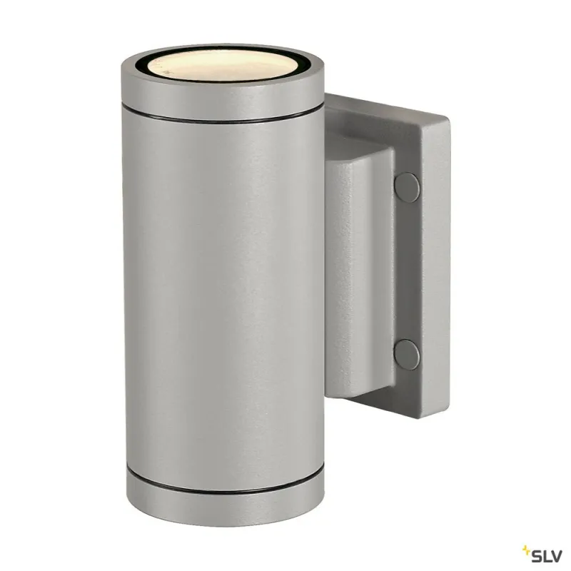MYRA UP/DOWN, applique extérieure, gris, GU10/QPAR51, 2x 35W max, IP55