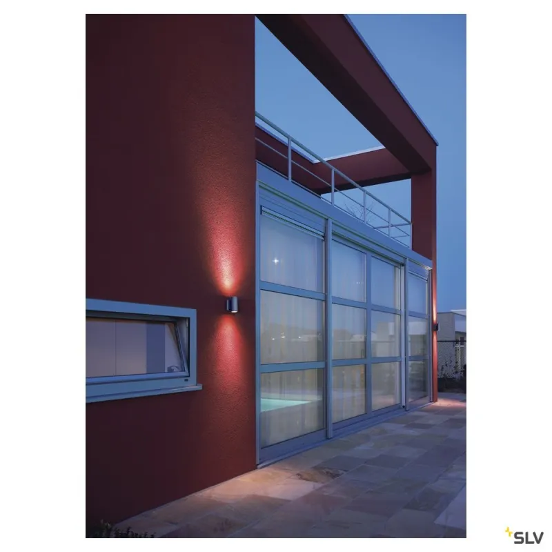 MYRA UP/DOWN, applique extérieure, gris, GU10/QPAR51, 2x 35W max, IP55