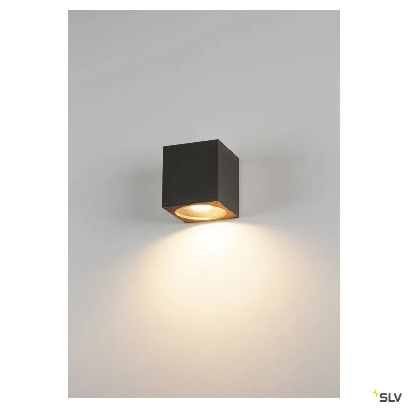 BIG THEO, applique extérieure, anthracite, GU10/QPAR111, 75W max, IP44