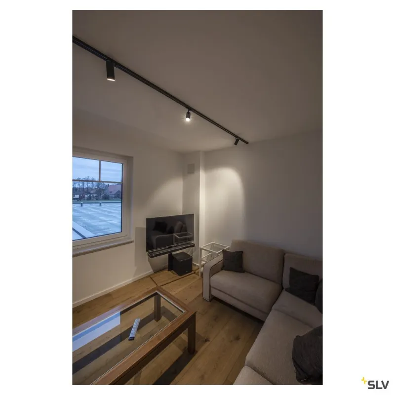 NOBLO SPOT, spot pour rail 1 allumage intérieur, noir, LED, 7,5W, 2700K