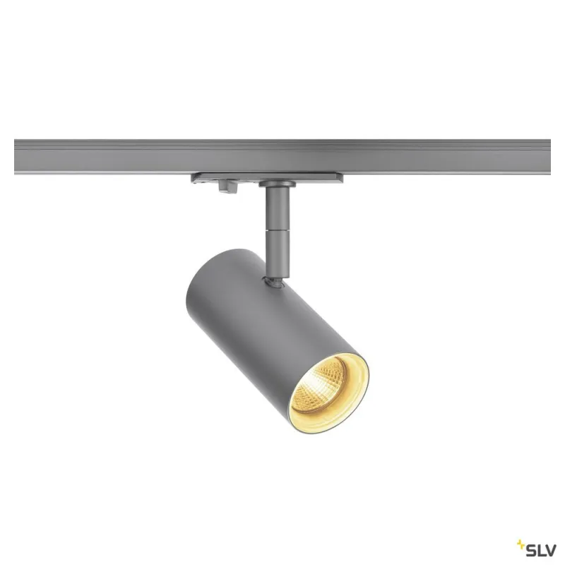 NOBLO SPOT, spot pour rail 1 allumage intérieur, gris, LED, 7,5W, 2700K