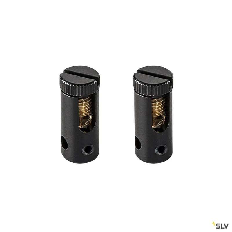 TENSEO, alimentation, intérieur, pour câble tendu T.B.T, noir, 2 pièces