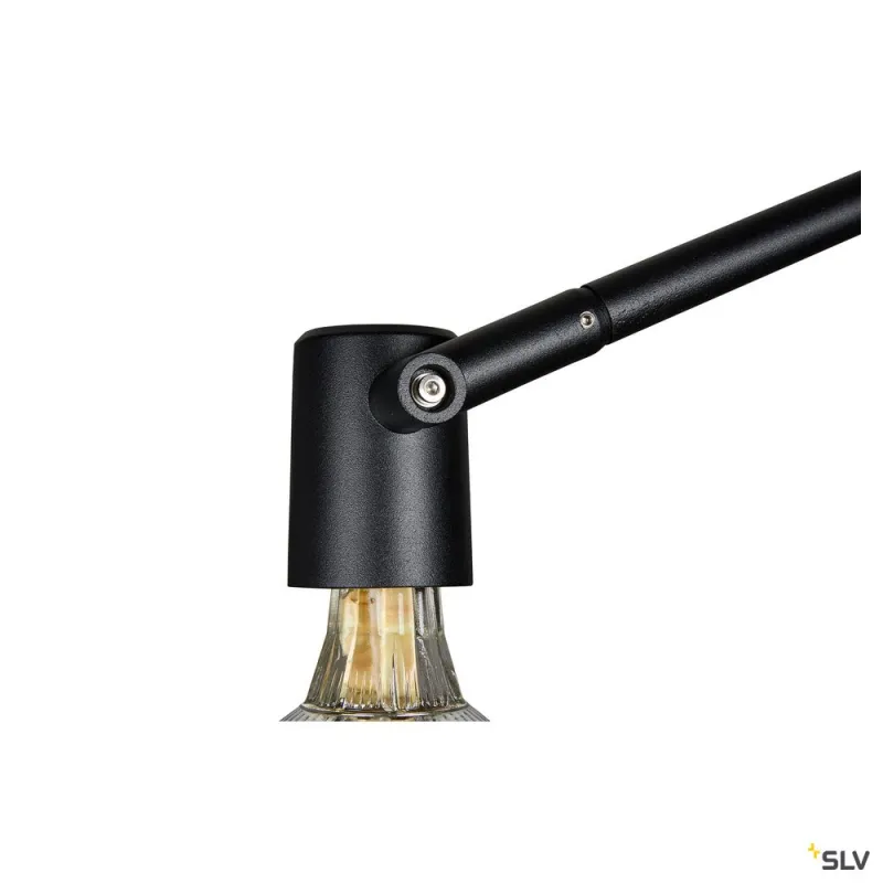 SPOT DISPLAY, spot sur tige intérieur, noir mat, E27/LED E27, 18,5W max