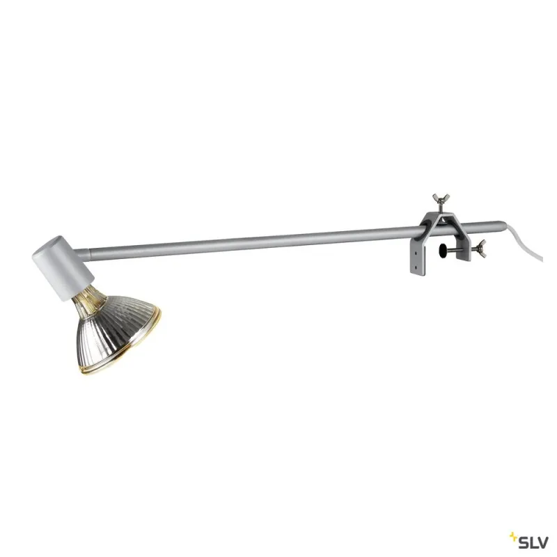 SPOT DISPLAY, spot sur tige intérieur, gris mat, E27/LED E27, 18,5W max