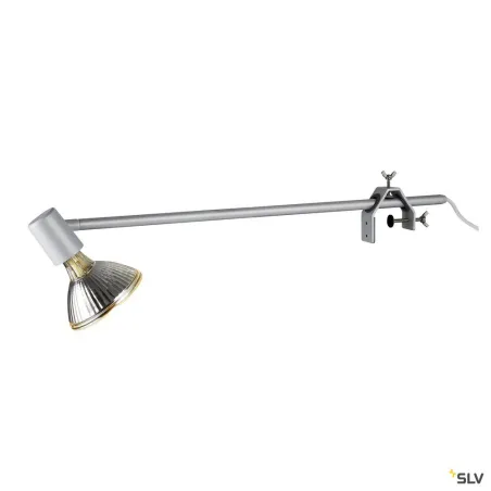 SPOT DISPLAY, spot sur tige intérieur, gris mat, E27/LED E27, 18,5W max