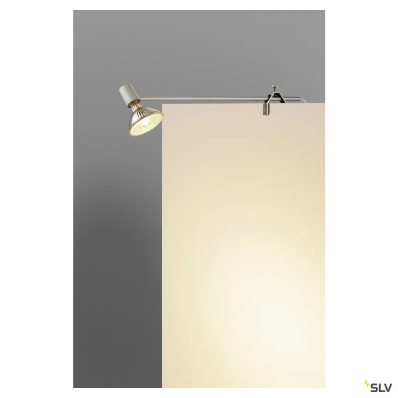 SPOT DISPLAY, spot sur tige intérieur, gris mat, E27/LED E27, 18,5W max