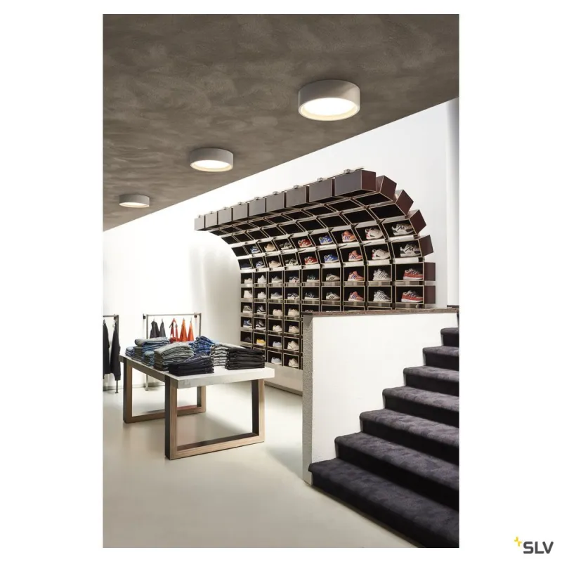 PLASTRA, plafonnier intérieur, blanc, LED, 15W, 3000K, plâtre, variable