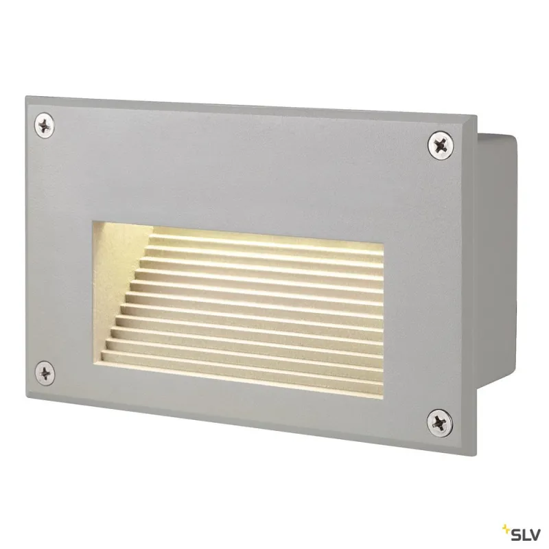 BRICK DOWNUNDER, encastré mural extérieur, gris, LED, 1,4W, 3000K, IP54