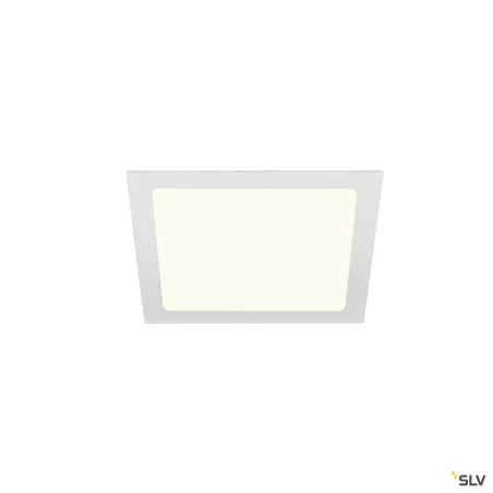 SENSER 24, encastré de plafond intérieur, carré, blanc, LED, 13W, 4000K