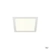 SENSER 24, encastré de plafond intérieur, carré, blanc, LED, 13W, 4000K