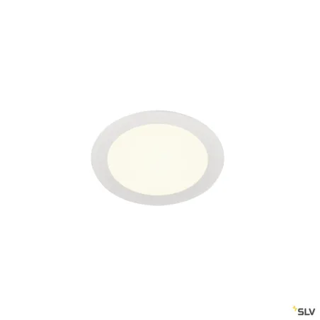 SENSER 18, encastré de plafond intérieur, rond, blanc, LED, 9,7W, 4000K