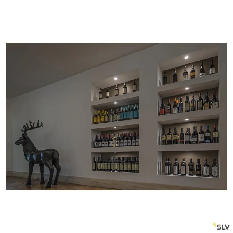 DL 126, encastré de plafond ou mural intérieur, blanc, LED, 2,8W, 3000K