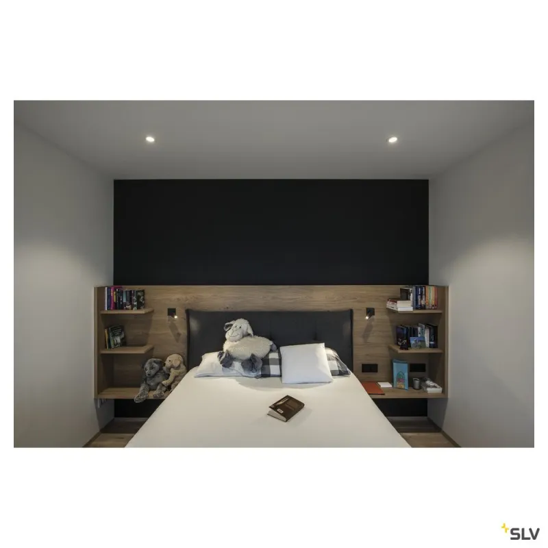 DL 126, encastré de plafond ou mural intérieur, blanc, LED, 2,8W, 3000K