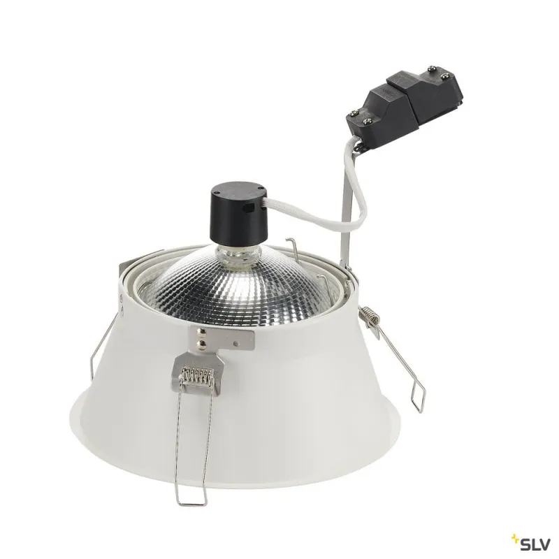 HORN-T, encastré de plafond intérieur, blanc mat, GU10/QPAR111, 75W max