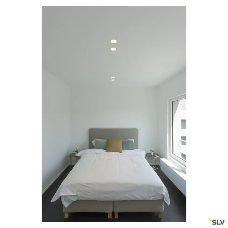 HORN-T, encastré de plafond intérieur, blanc mat, GU10/QPAR111, 75W max