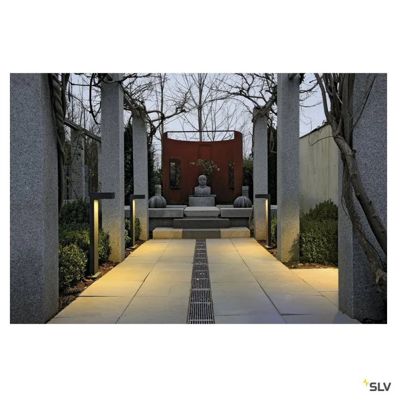QUADRASYL 75, borne extérieure, anthracite, GX53/TCR-TSE, 11W max, IP44