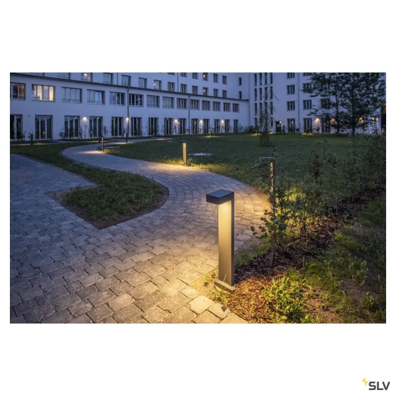 QUADRASYL 75, borne extérieure, anthracite, GX53/TCR-TSE, 11W max, IP44