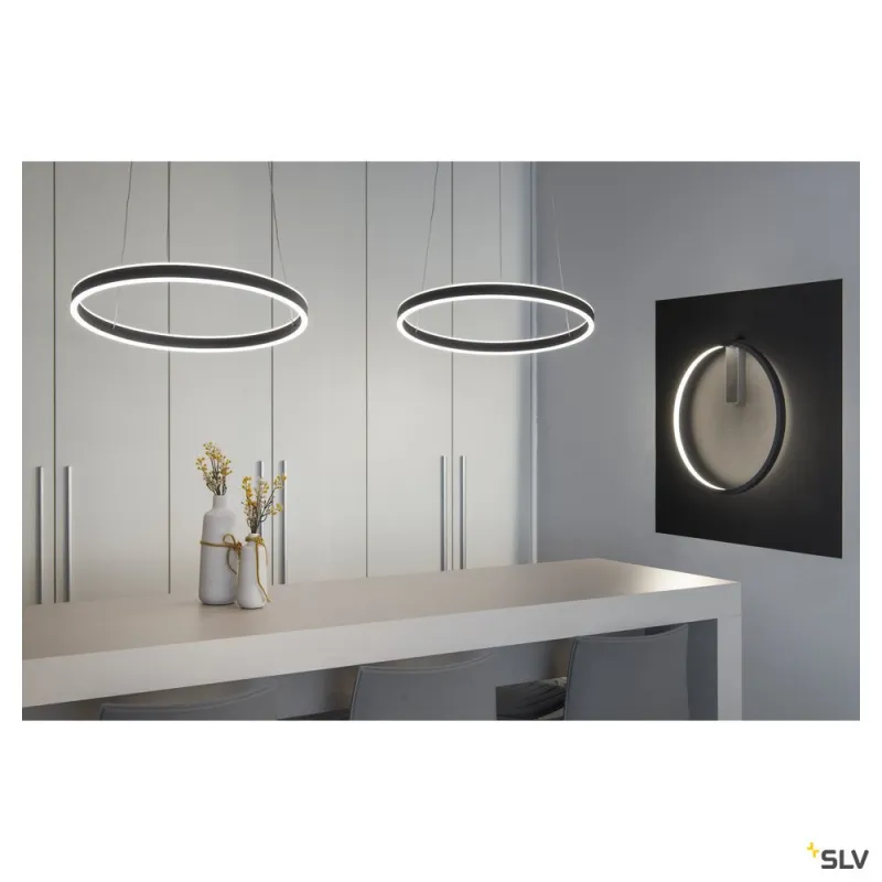 ONE 60, applique intérieure, noir, LED, 25W, 3000K/4000K, variable Dali