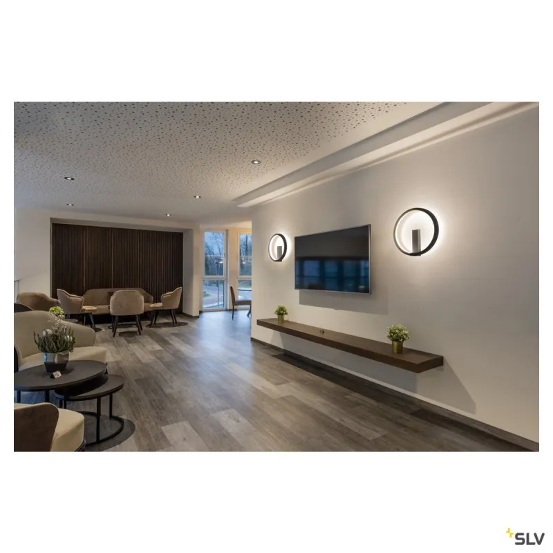 ONE 40, applique intérieure, noir, LED, 14W, 3000K/4000K, variable Dali