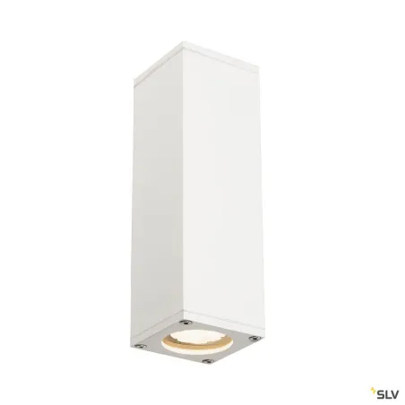 THEO UP/DOWN, applique extérieure, blanc, GU10/QPAR51, 2x 35W max, IP44