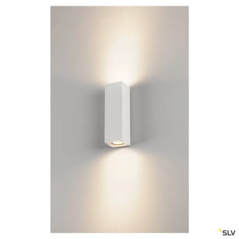 THEO UP/DOWN, applique extérieure, blanc, GU10/QPAR51, 2x 35W max, IP44