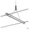 TENSEO, kit de suspension, intérieur, 2m, chrome, pour câble tendu T.B.T