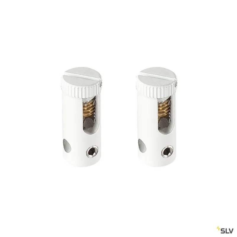 TENSEO, alimentation, intérieur, pour câble tendu T.B.T, blanc, 2 pièces