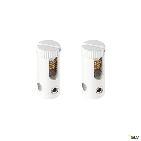 TENSEO, alimentation, intérieur, pour câble tendu T.B.T, blanc, 2 pièces