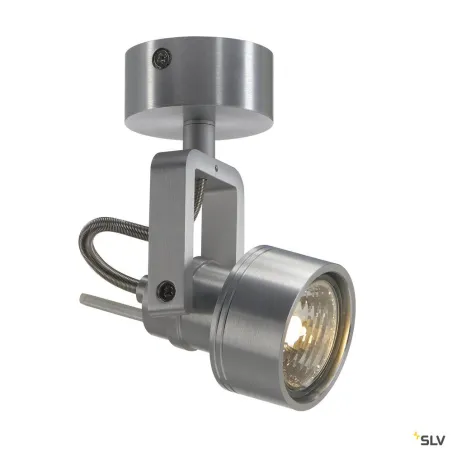 INDA, applique et plafonnier intérieur, alu brossé, GU10/QPAR51, 50W max