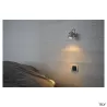 INDA, applique et plafonnier intérieur, alu brossé, GU10/QPAR51, 50W max