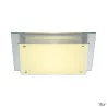 GLASSA, applique et plafonnier intérieur, carré, argent, E27, 2x 60W max
