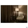 FENDA, lampadaire intérieur, trépied, noir, E27, 40W max, sans abat-jour