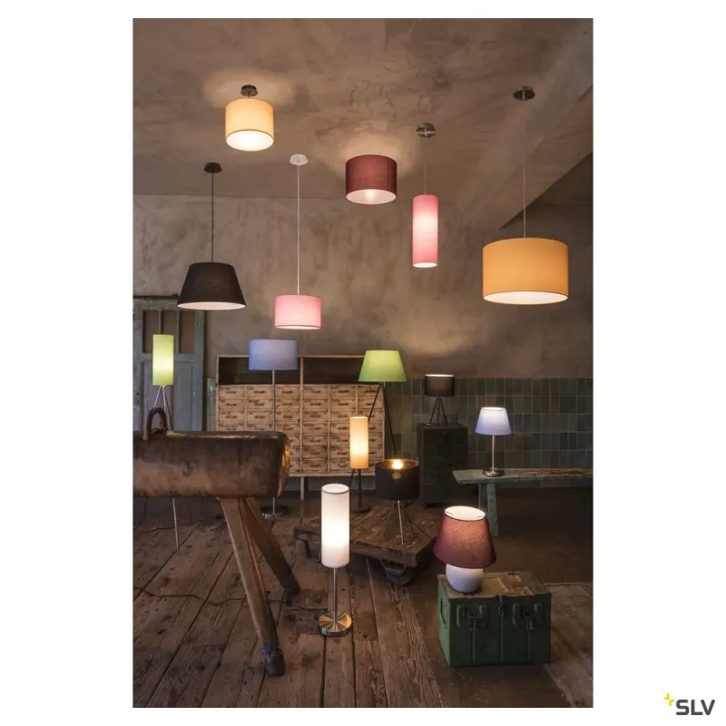 FENDA, lampadaire intérieur, trépied, noir, E27, 40W max, sans abat-jour