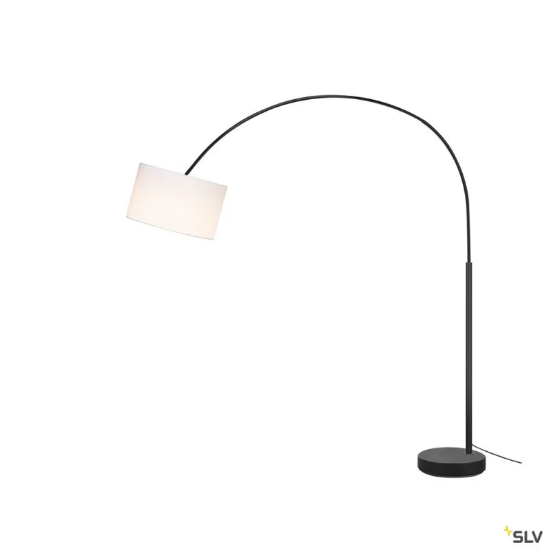 FENDA BOW BASE, lampadaire intérieur, noir, E27, 25W max, sans abat-jour