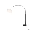 FENDA BOW BASE, lampadaire intérieur, noir, E27, 25W max, sans abat-jour