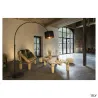 FENDA BOW BASE, lampadaire intérieur, noir, E27, 25W max, sans abat-jour