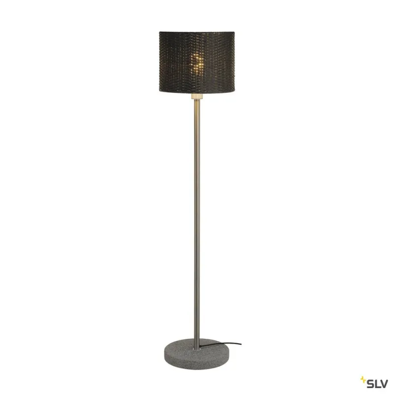 ADEGAN MANILA, lampadaire extérieur, inox/anthracite, E27, 15W max, IP44