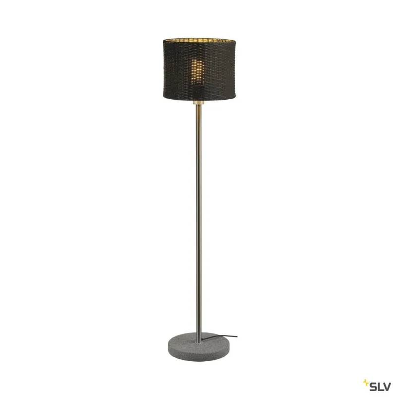 ADEGAN MANILA, lampadaire extérieur, inox/anthracite, E27, 15W max, IP44