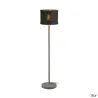 ADEGAN MANILA, lampadaire extérieur, inox/anthracite, E27, 15W max, IP44