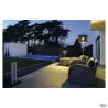 ADEGAN MANILA, lampadaire extérieur, inox/anthracite, E27, 15W max, IP44