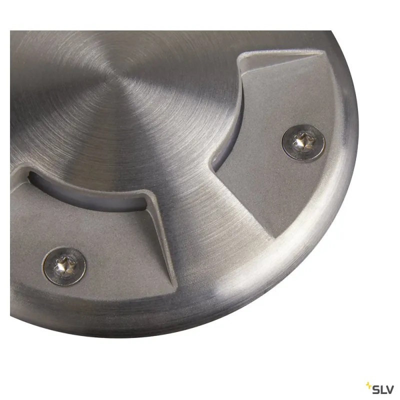 SMALL PLOT, encastré de sol extérieur, cache, 2 fenêtres, inox, inox 316