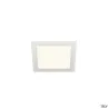 SENSER 18, encastré de plafond intérieur, carré, blanc, LED, 9,7W, 4000K