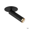 KARPO 30, encastré de plafond ou mural intérieur, noir, LED, 7,5W, 3000K