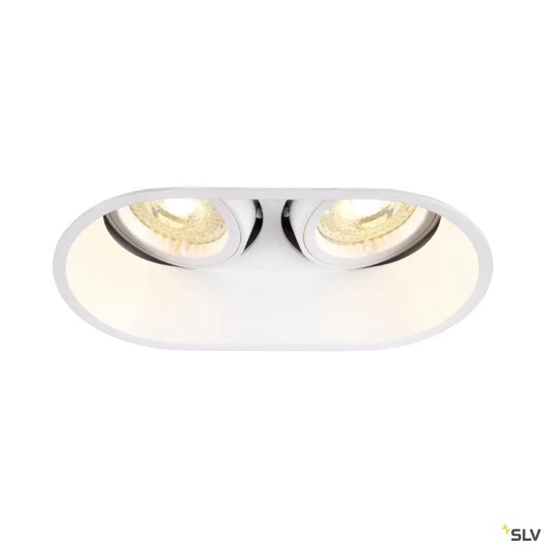 HORN, encastré de plafond intérieur, double, blanc, GU10/QPAR51, 25W max